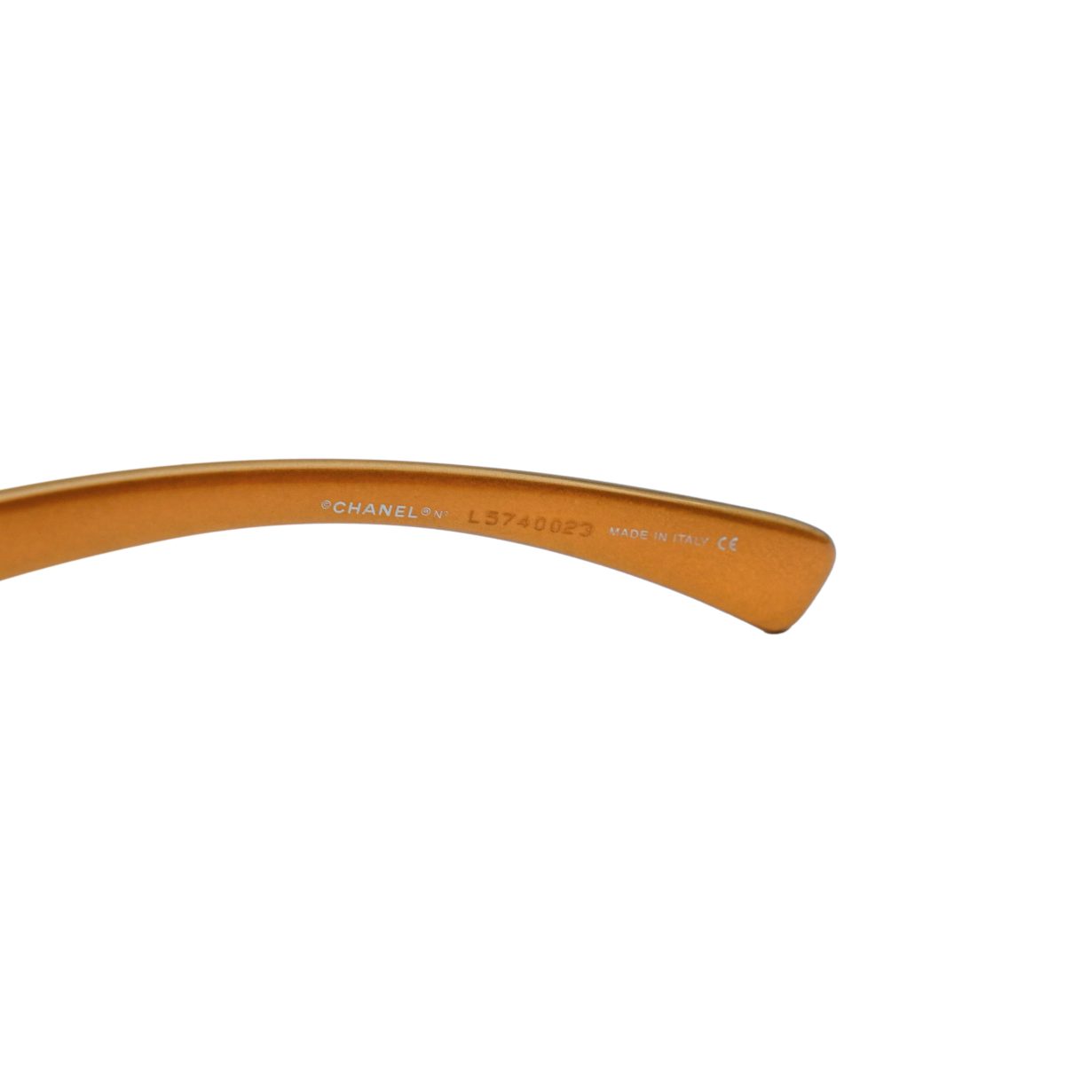 Chanel 4037 Light Brown Rimless Gold CC Logo Sunglasses — photo 8
