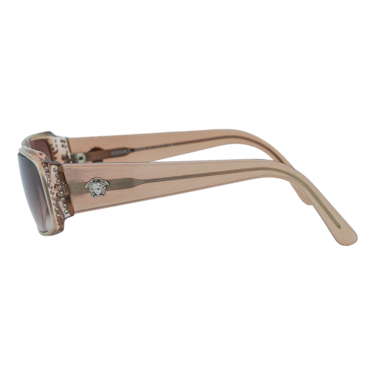 Versace MOD 4041 Medusa Logo Crystal Rectangular Sunglasses — photo 3