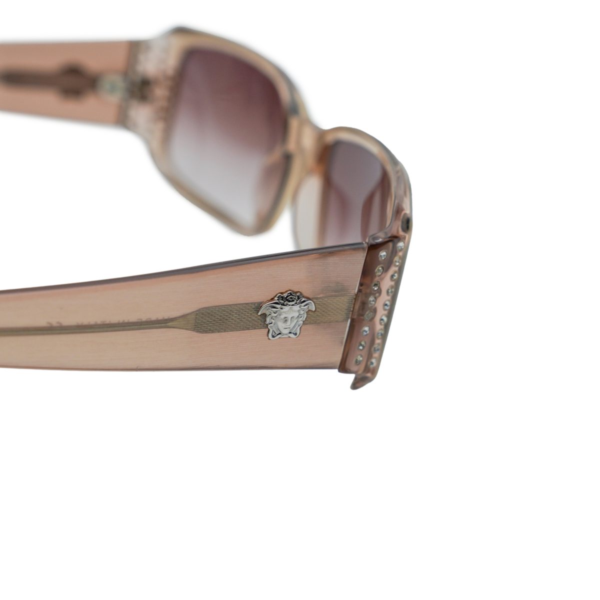 Versace MOD 4041 Medusa Logo Crystal Rectangular Sunglasses — photo 5
