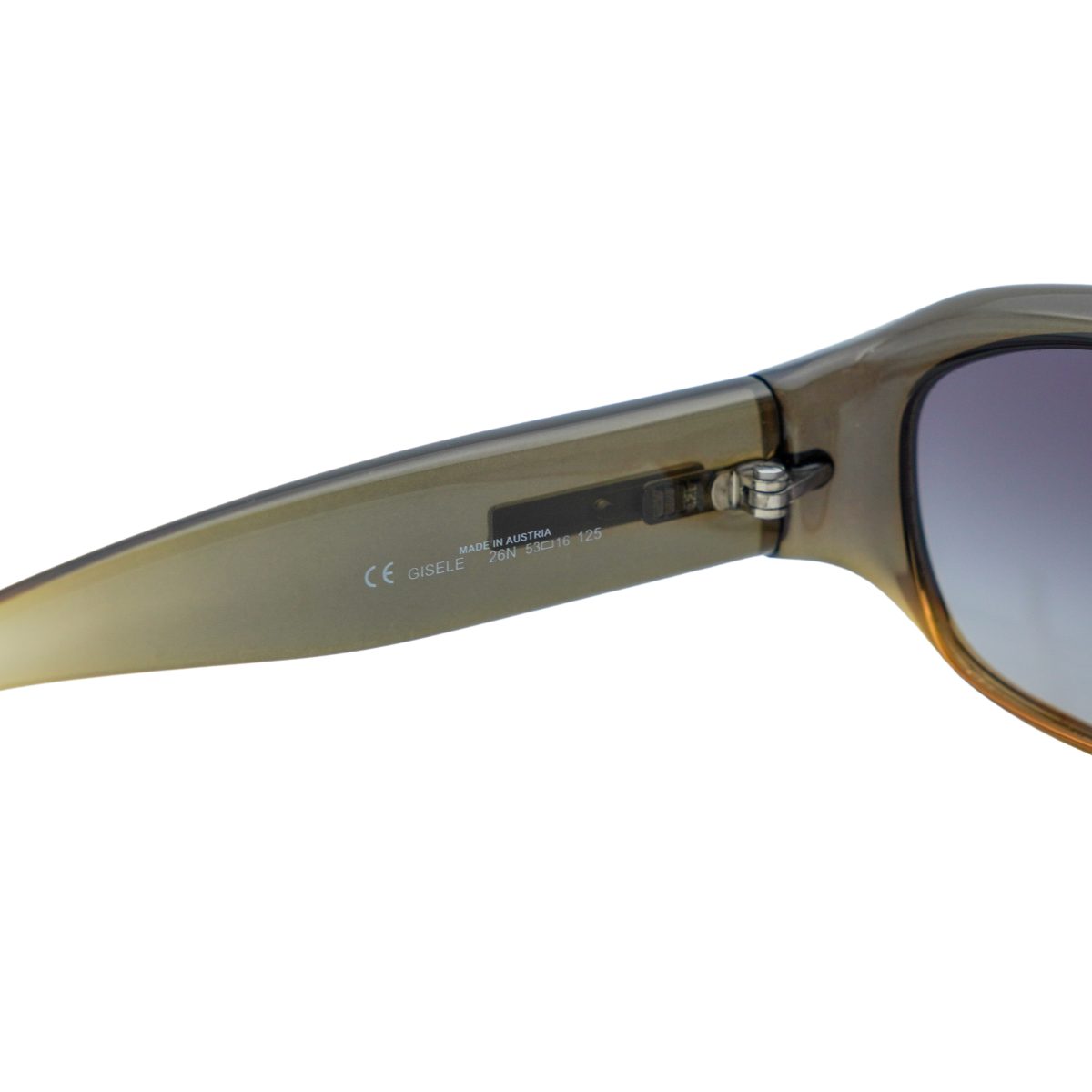Vintage Dior Gisele Brown Gradient Metal Logo Sunglasses — photo 7