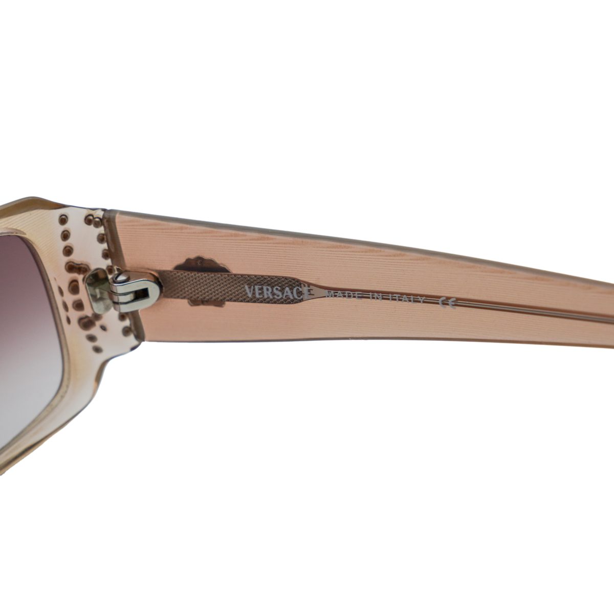 Versace MOD 4041 Medusa Logo Crystal Rectangular Sunglasses — photo 6