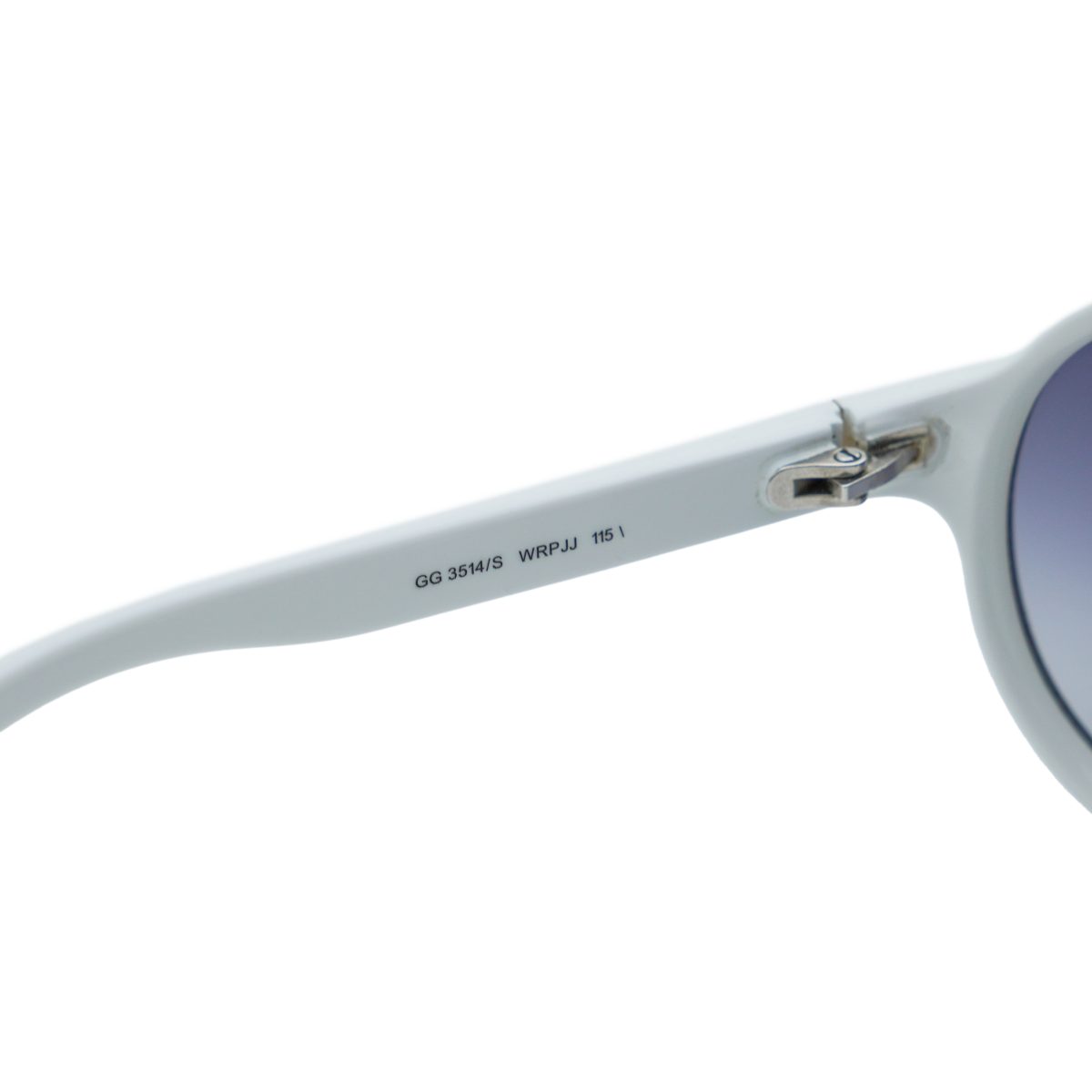 Gucci GG 3514 White Shield Gradient Logo Aviator Sunglasses — photo 7