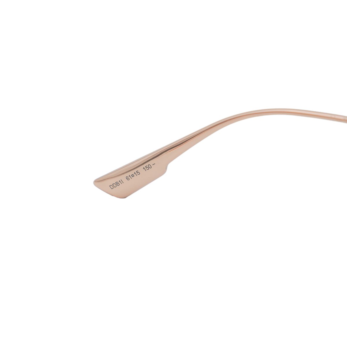 Dior Gold Metal CD Logo Cut Out Geometric Aviator Sunglasses — photo 8