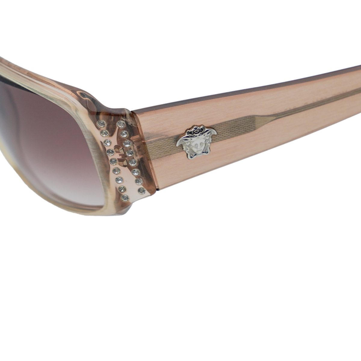 Versace MOD 4041 Medusa Logo Crystal Rectangular Sunglasses — photo 4