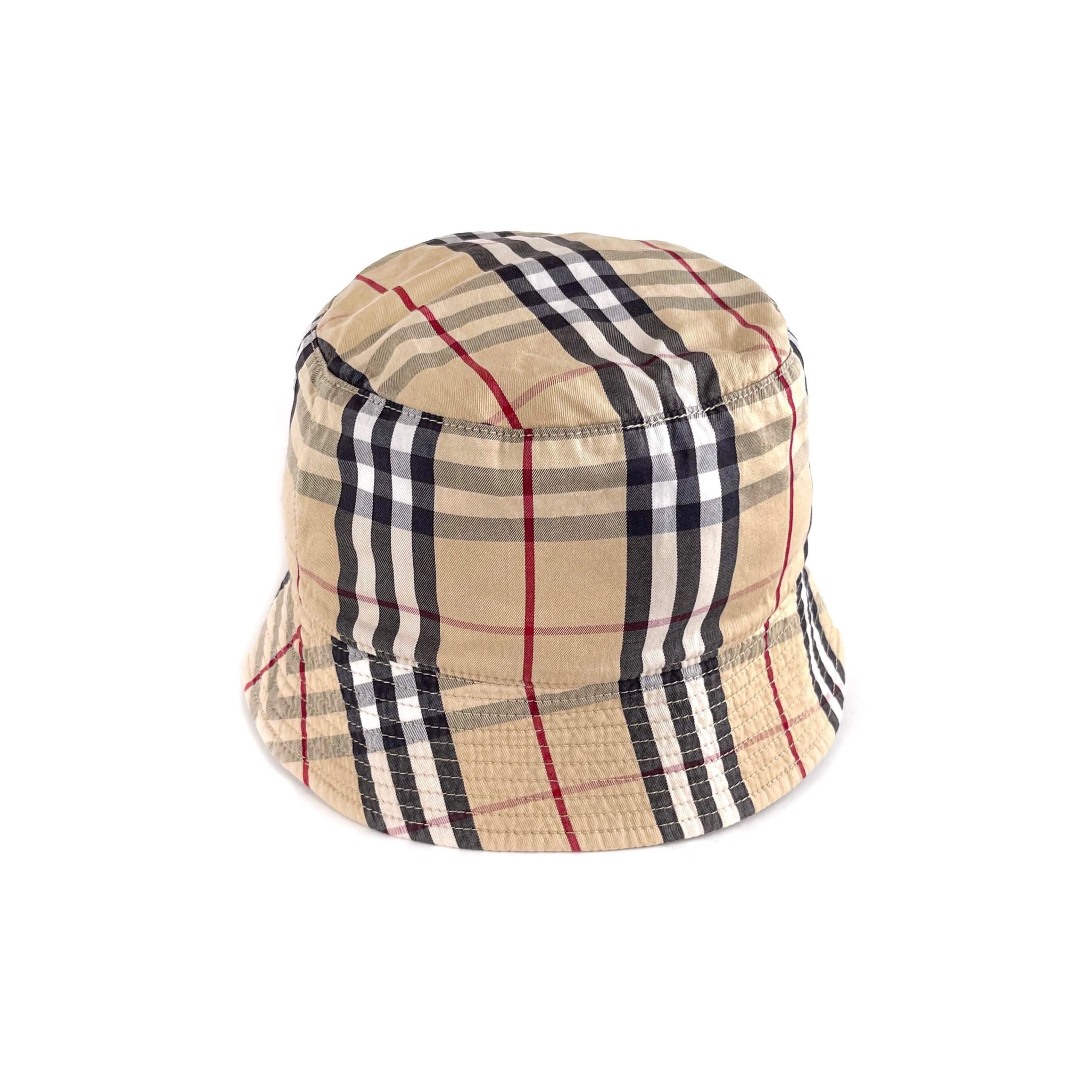 Burberry Vintage Nova Check Reversible Bucket Hat