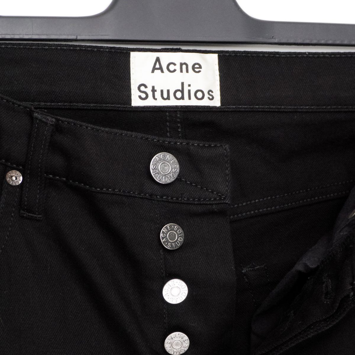 Acne Studios Town Stay Cash Black Denim Pant Jeans — photo 5