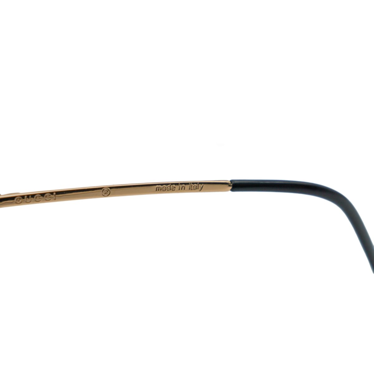 Vintage Gucci GG 2652 Gold Half Rimless Logo Sunglasses — photo 9