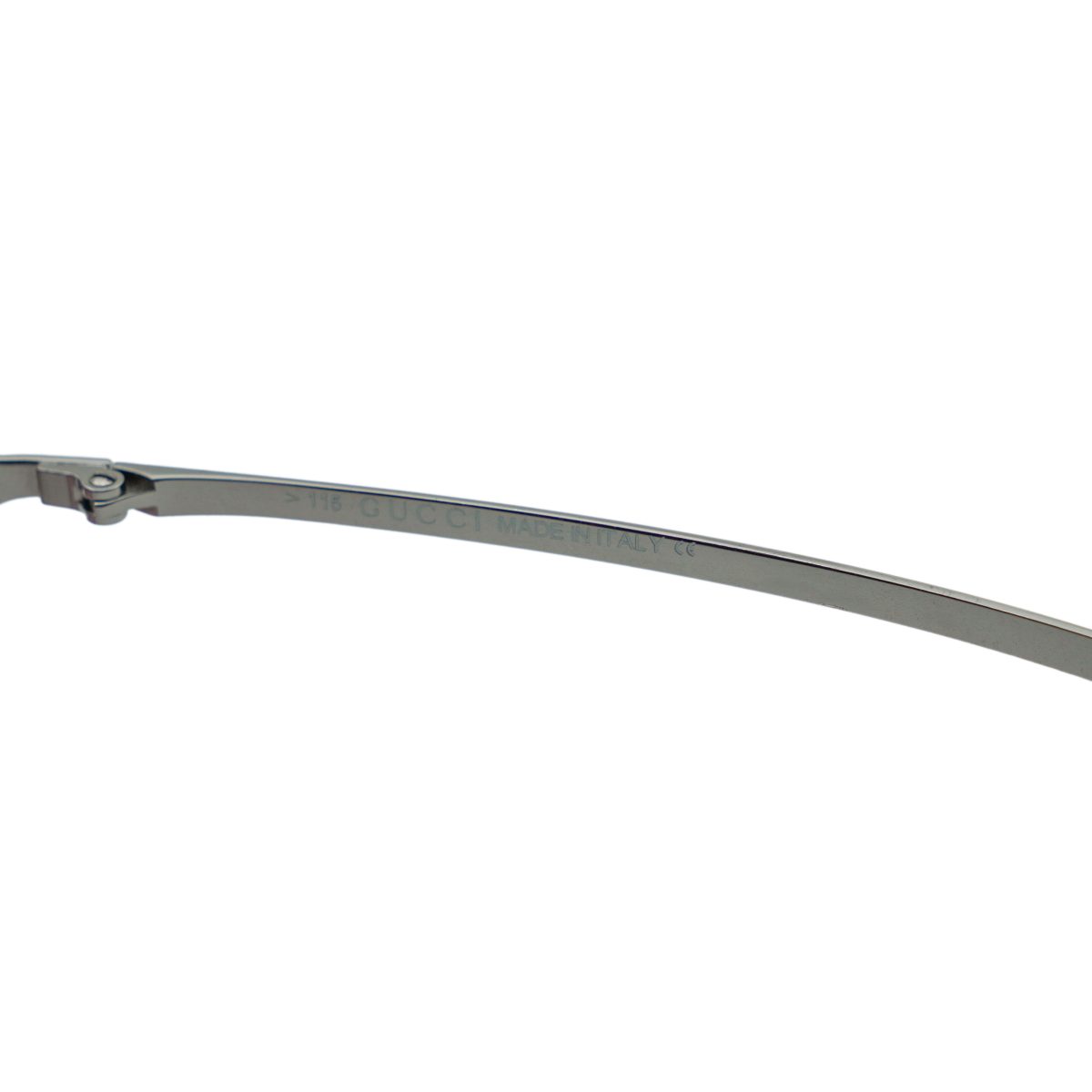 Gucci GG1711 Gunmetal Rimless Gradient Logo Y2K Sunglasses — photo 7