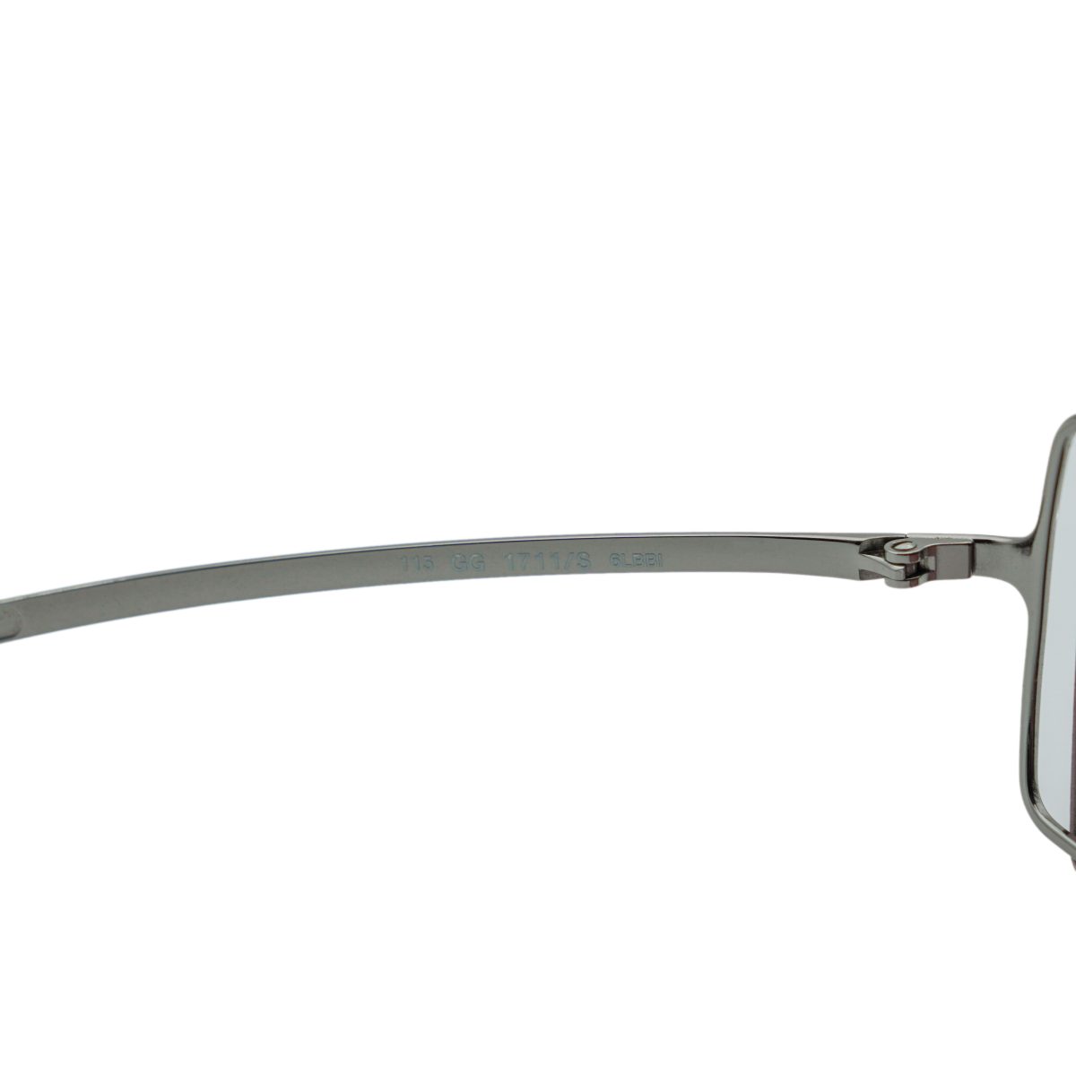 Gucci GG1711 Gunmetal Rimless Gradient Logo Y2K Sunglasses — photo 8