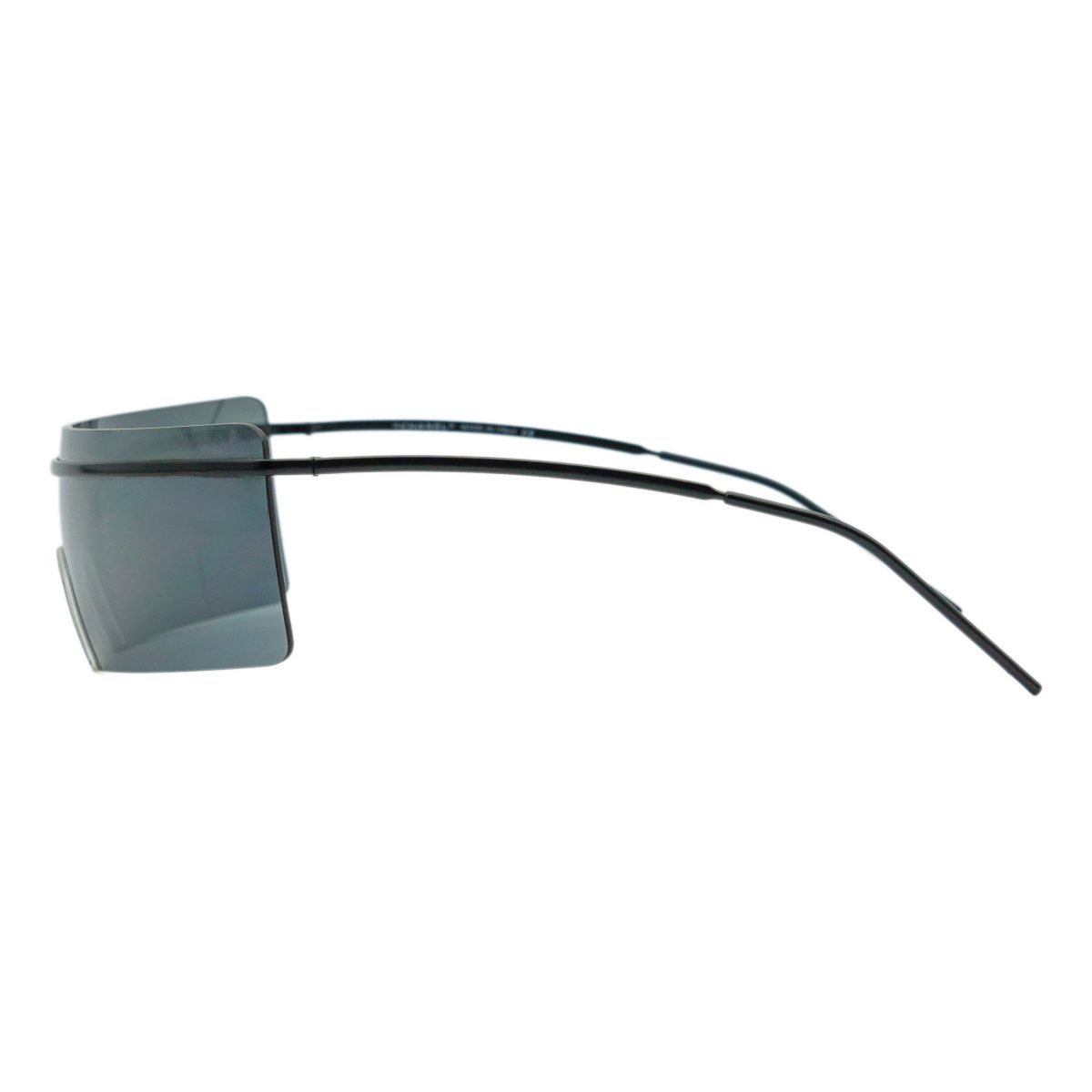 Chanel 4045 Black Rimless Shield Mask Logo Y2K Sunglasses — photo 3