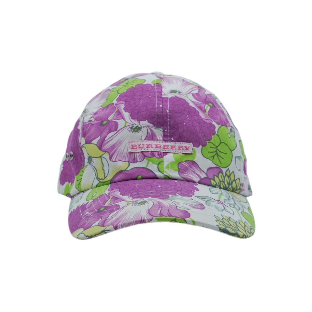 Burberry London Multicolor Floral Print Logo Baseball Cap — photo 2