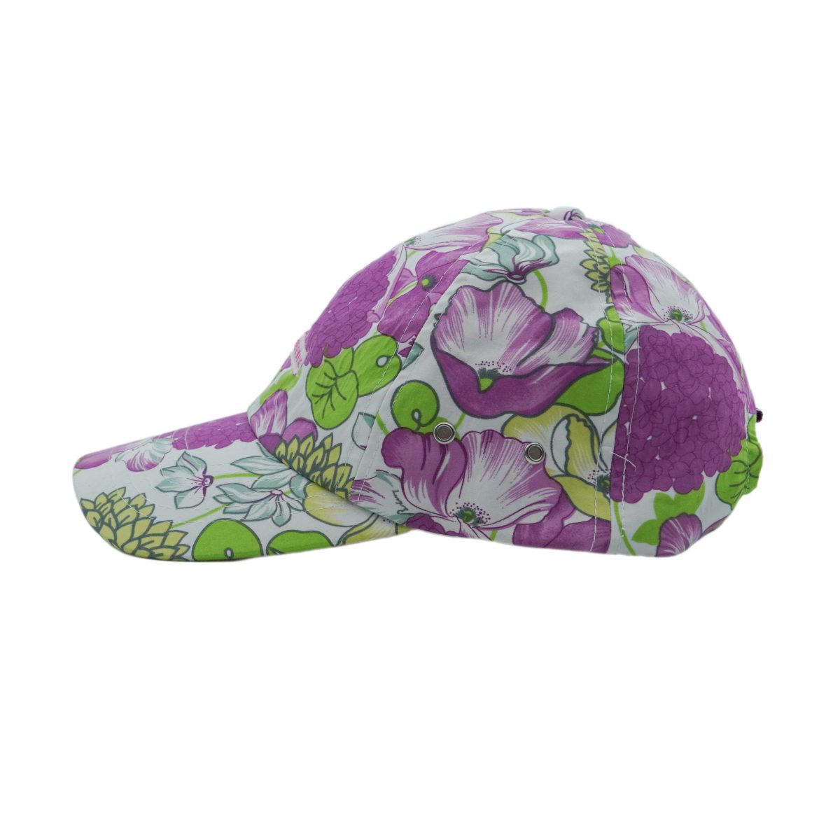 Burberry London Multicolor Floral Print Logo Baseball Cap — photo 3
