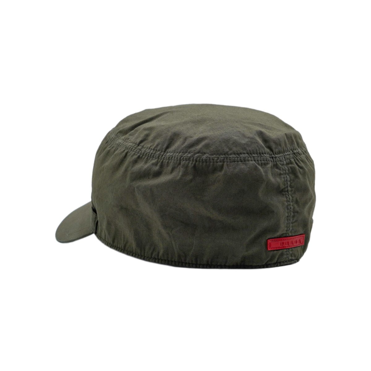Prada Linea Rossa Military Khaki Green Tab Logo Sport Cap — photo 4