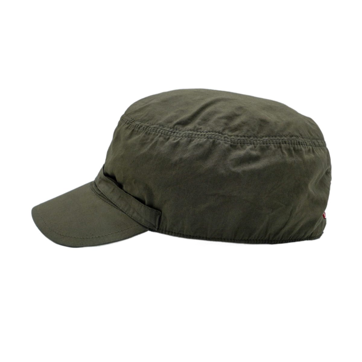 Prada Linea Rossa Military Khaki Green Tab Logo Sport Cap — photo 3