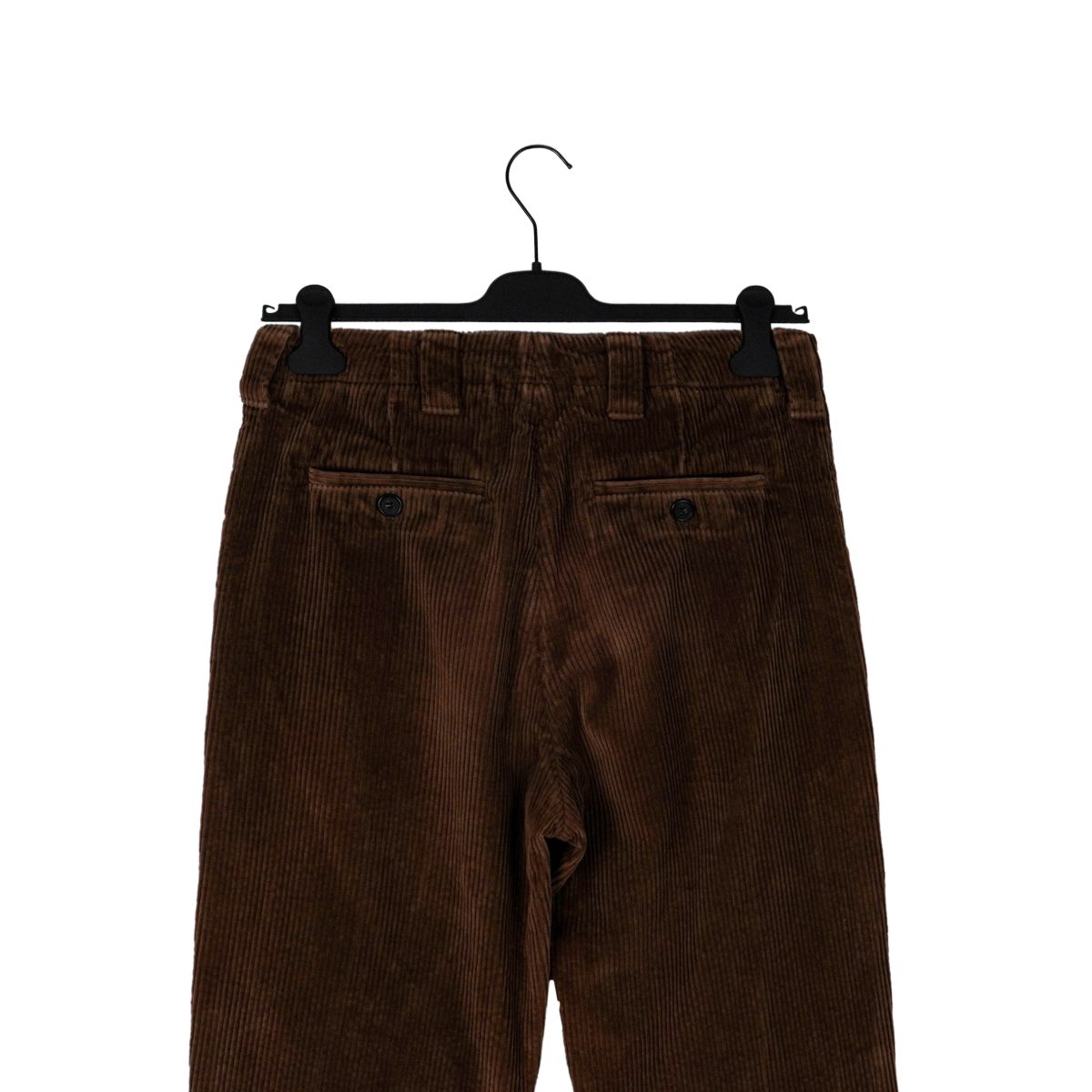 Acne Studios Brown Velvet Wide Wale Straight Trousers Pants — photo 4