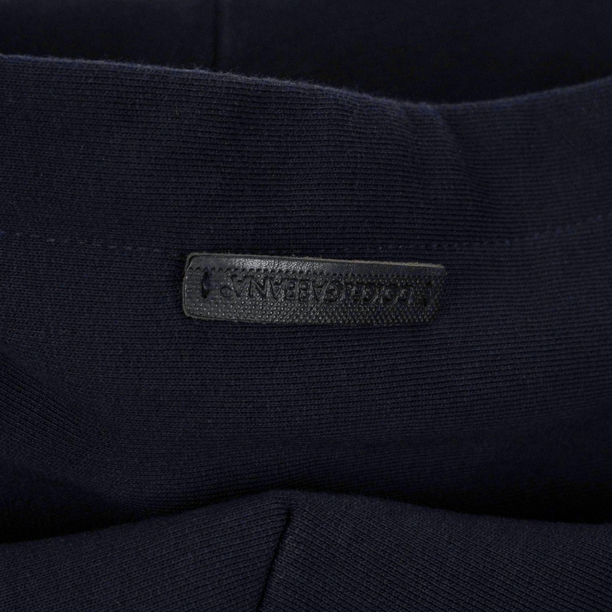 Dolce Gabbana Navy Tab Logo Embroidered Hoodie Sweatshirt — photo 10