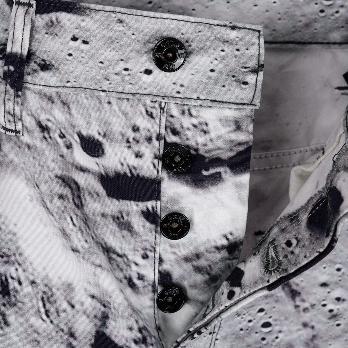 G-Star RAW Pharrell 3D Moon Planet Art Denim Pants Jeans — photo 5
