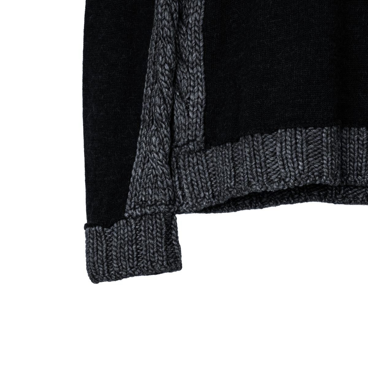Dolce Gabbana Black Gray Wool Blend Knit Turtleneck Sweater — photo 6