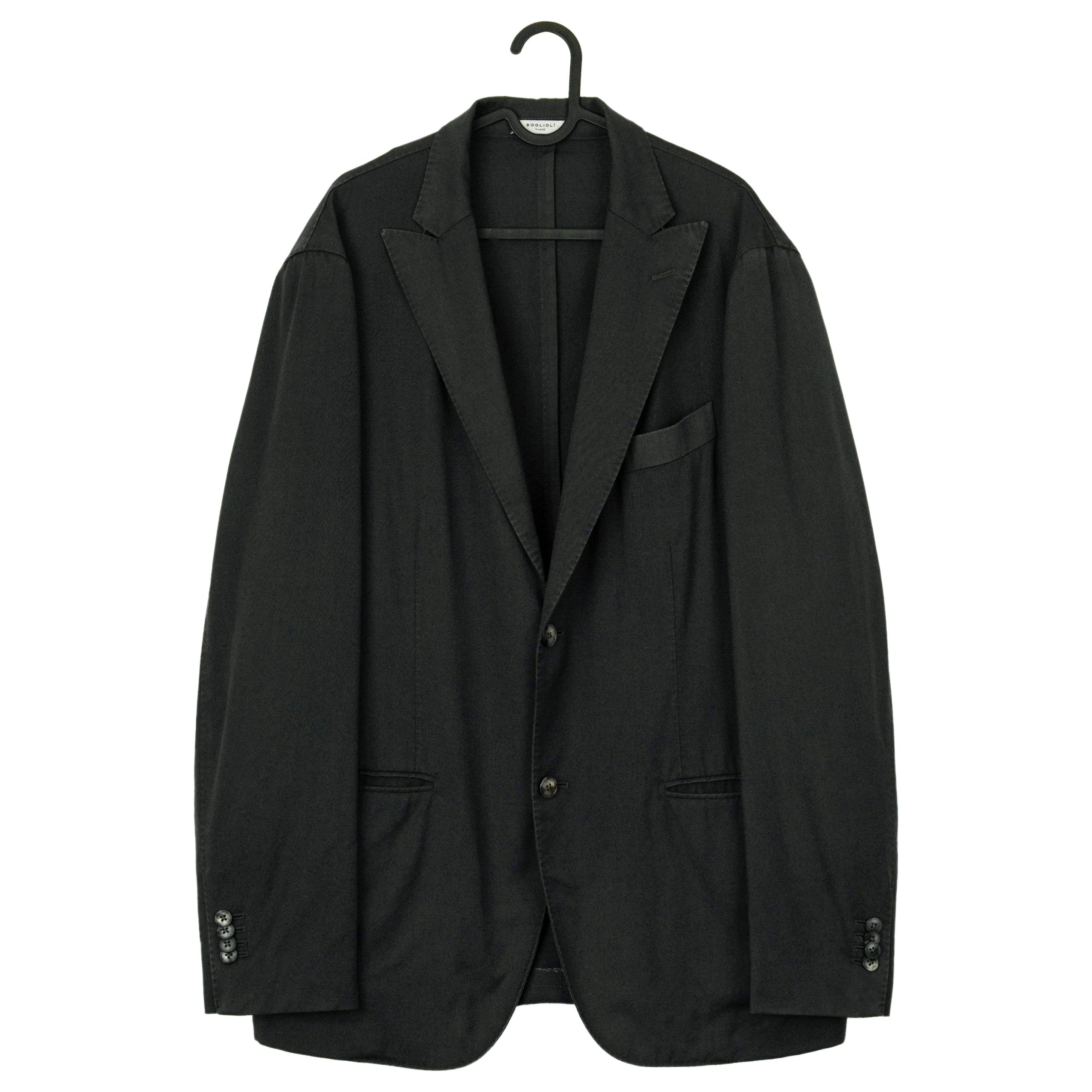 Boglioli Milano Black Wool Formal Tailored Blazer K Jacket