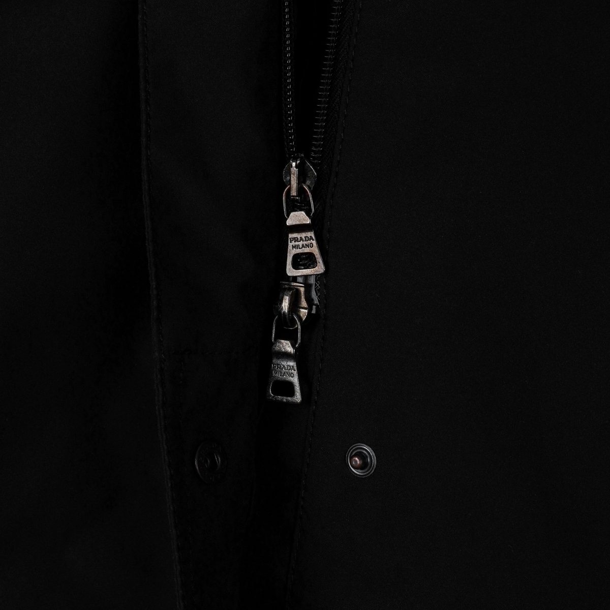 Prada Trench Donna Navy Nylon Gore Tex Womens Coat Jacket — photo 7