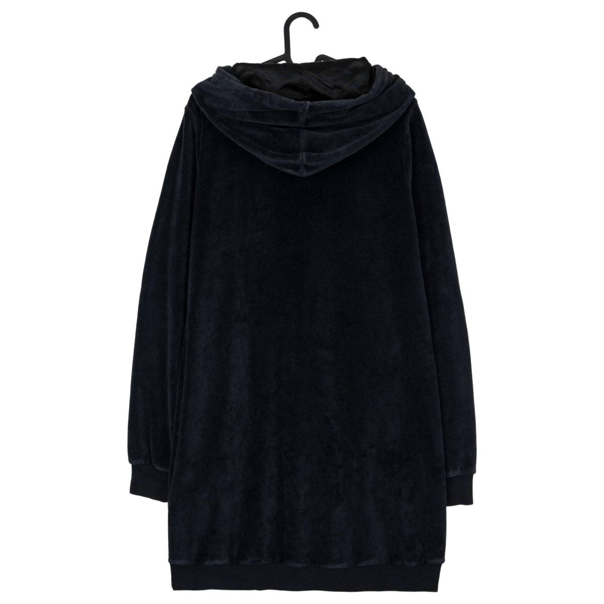 Dolce Gabbana Velour Embroidered Logo Long Hoodie Sweatshirt — photo 2