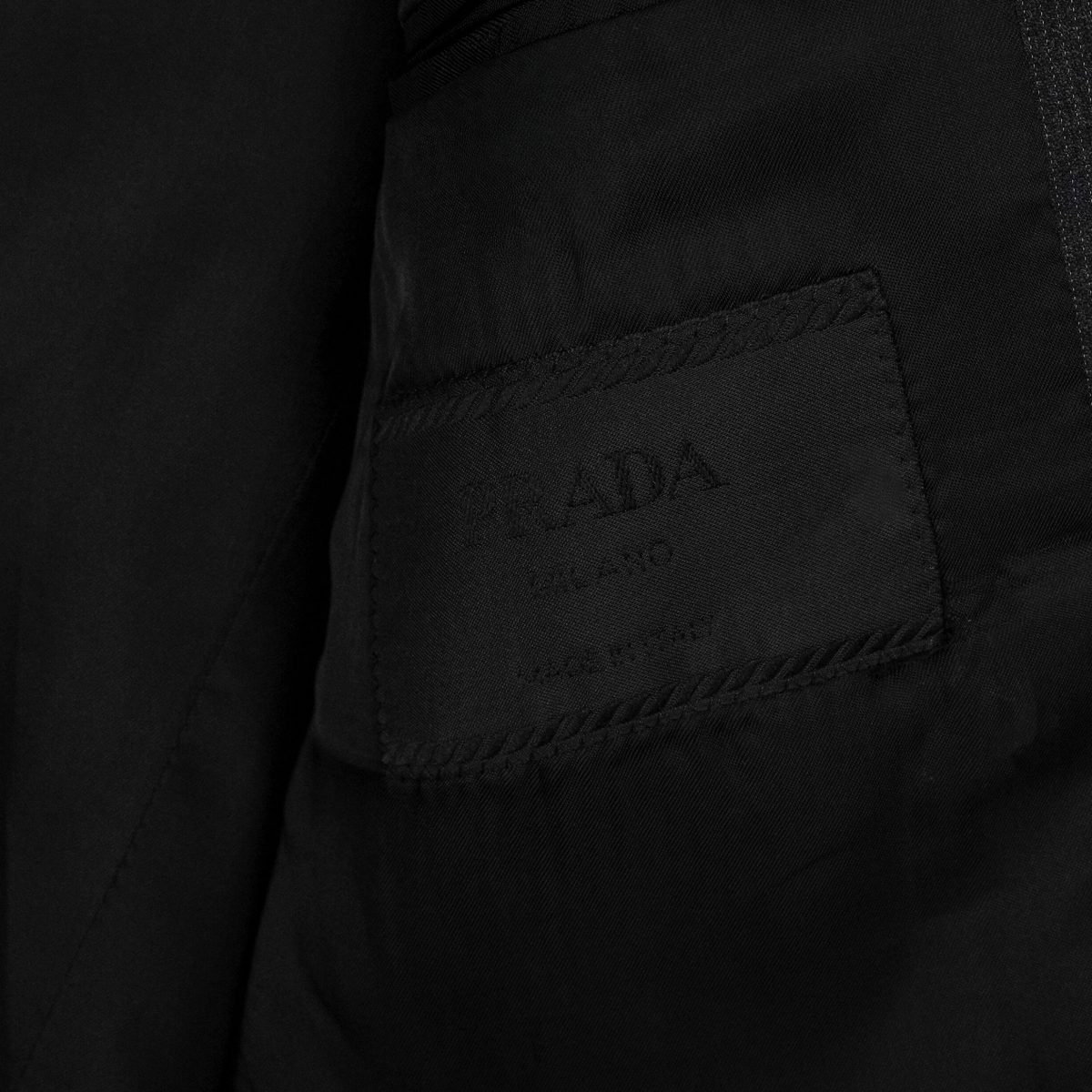 Vintage Prada Milano AW 2006 Gray Virgin Wool Blazer Jacket — photo 8