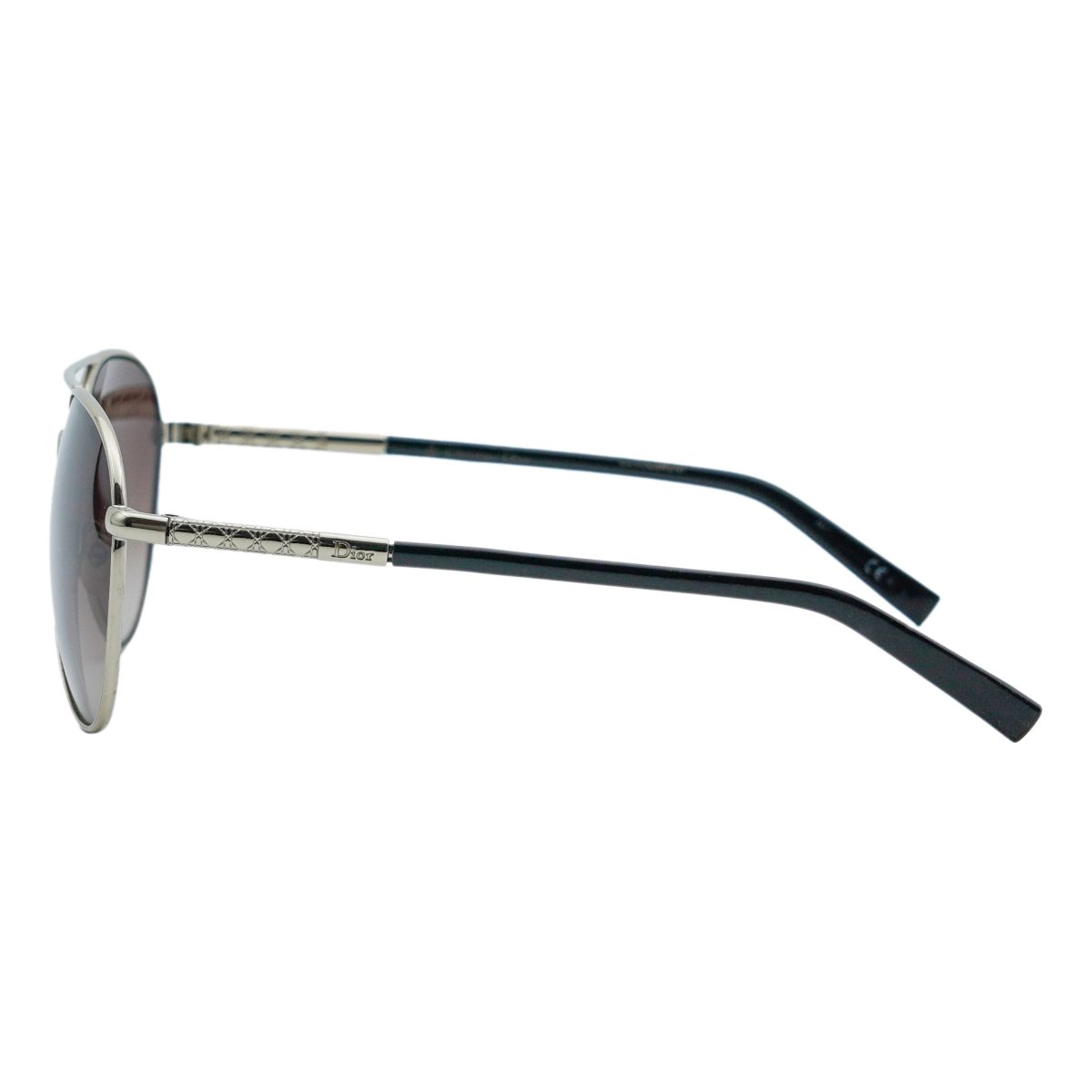 Dior Piccadilly 2 Silver Gradient Aviator Logo Sunglasses — photo 3