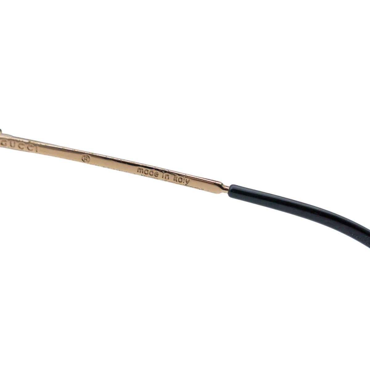 Gucci GG 2652/S Gold Metal Half Rimless Logo Y2K Sunglasses — photo 8