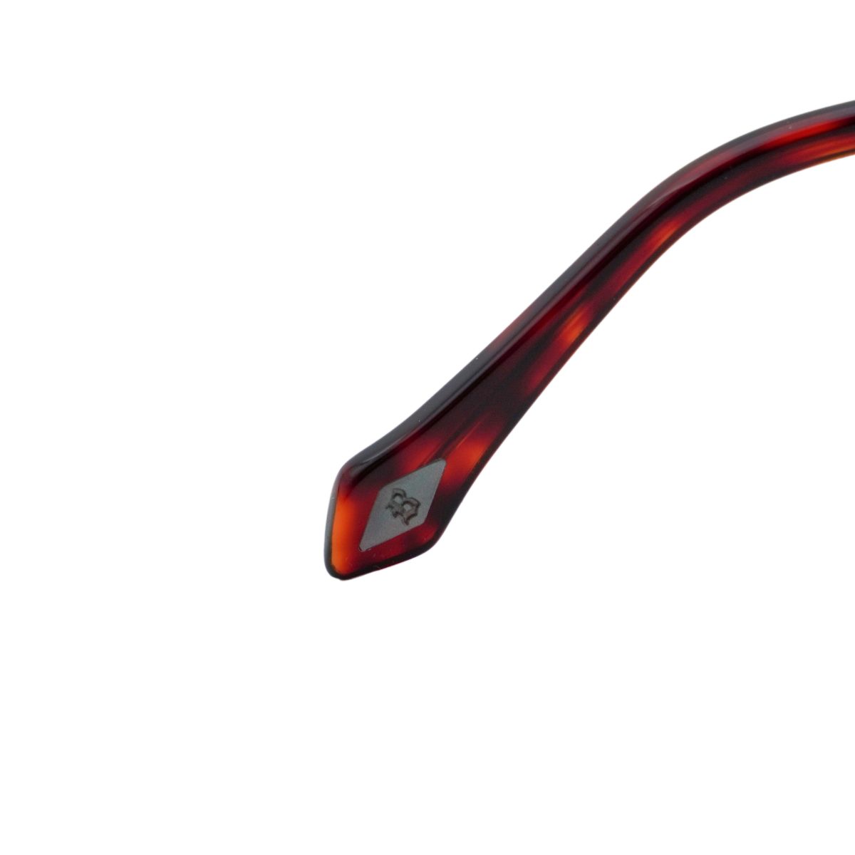 Vintage Brioni BR0026 Silver Twisted Rimless Logo Sunglasses — photo 8