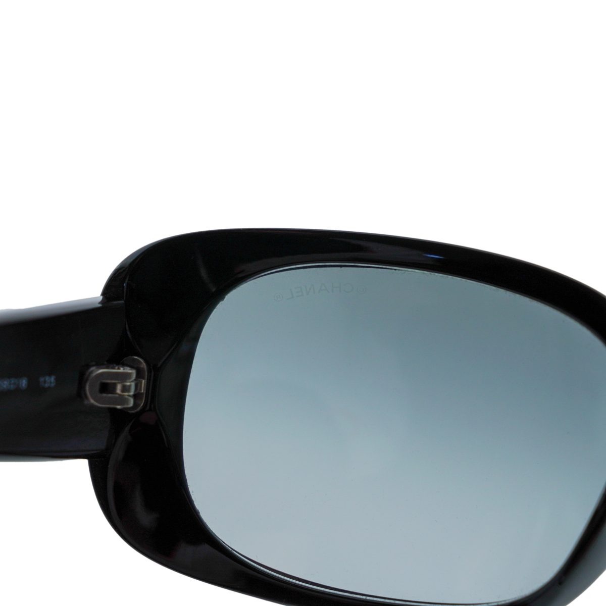 Chanel 6026 Black Gradient Sunburst CC Logo Y2K Sunglasses — photo 7