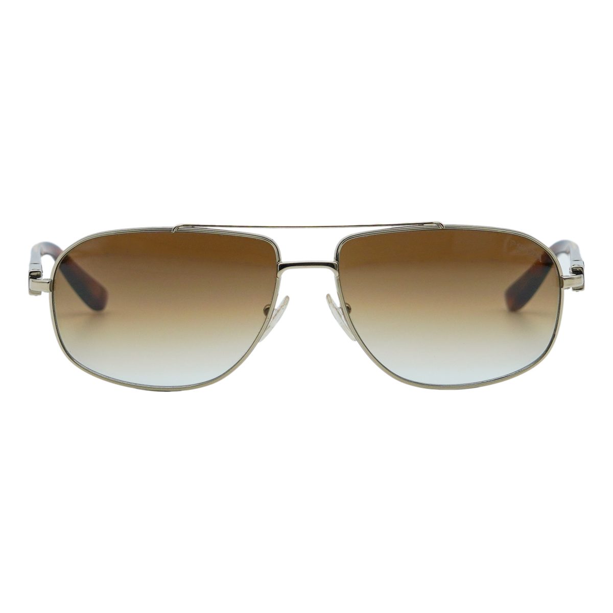 Vintage Prada SPR 57N Pale Gold Gradient Aviator Sunglasses — photo 2
