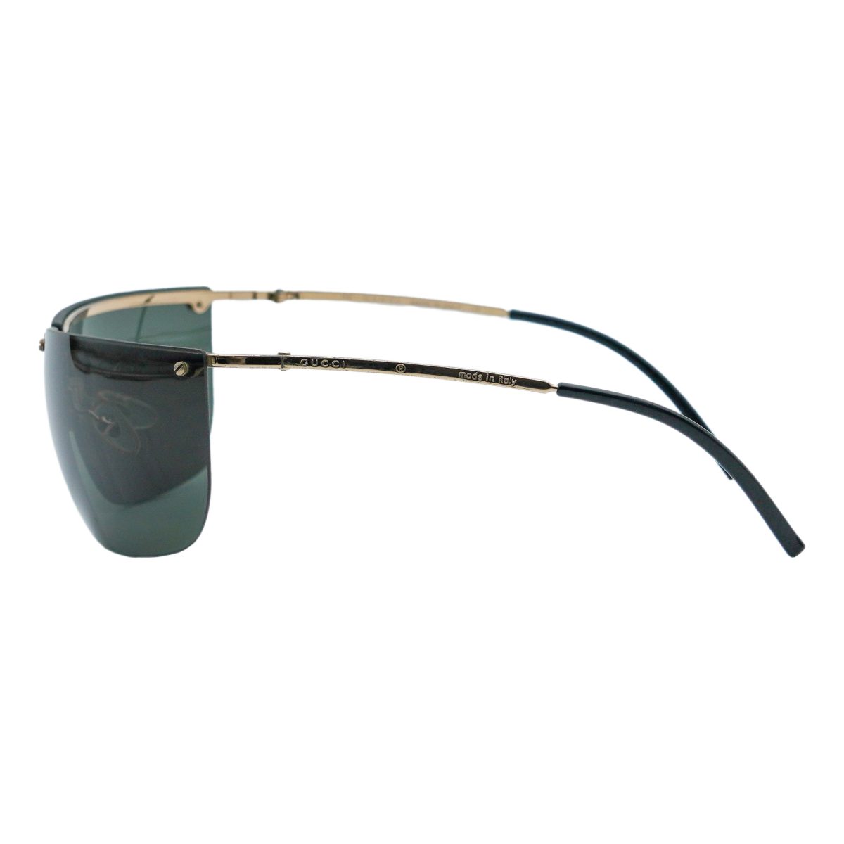 Gucci GG 2652/S Gold Metal Half Rimless Logo Y2K Sunglasses — photo 3