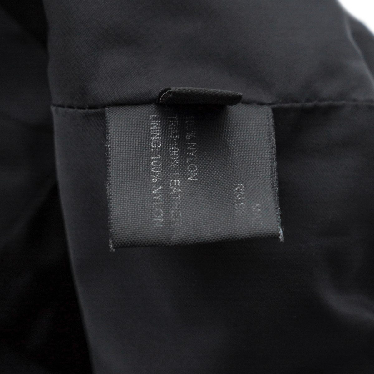 Vintage Prada Black Nylon Embroidered Logo Baseball Cap — photo 9
