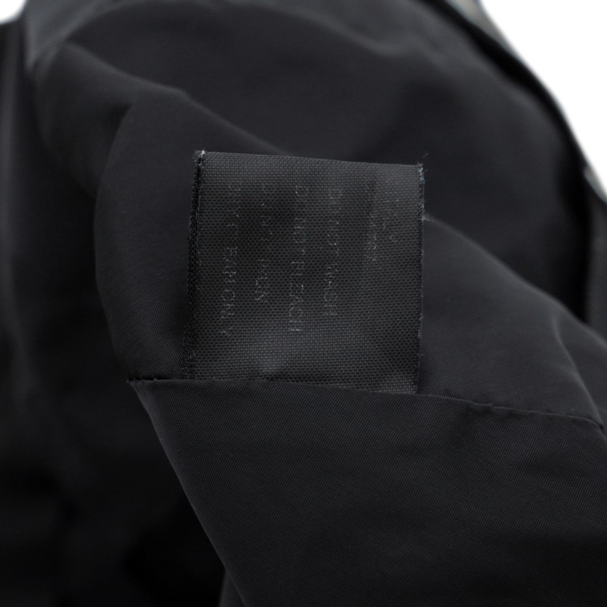 Vintage Prada Black Nylon Embroidered Logo Baseball Cap — photo 11