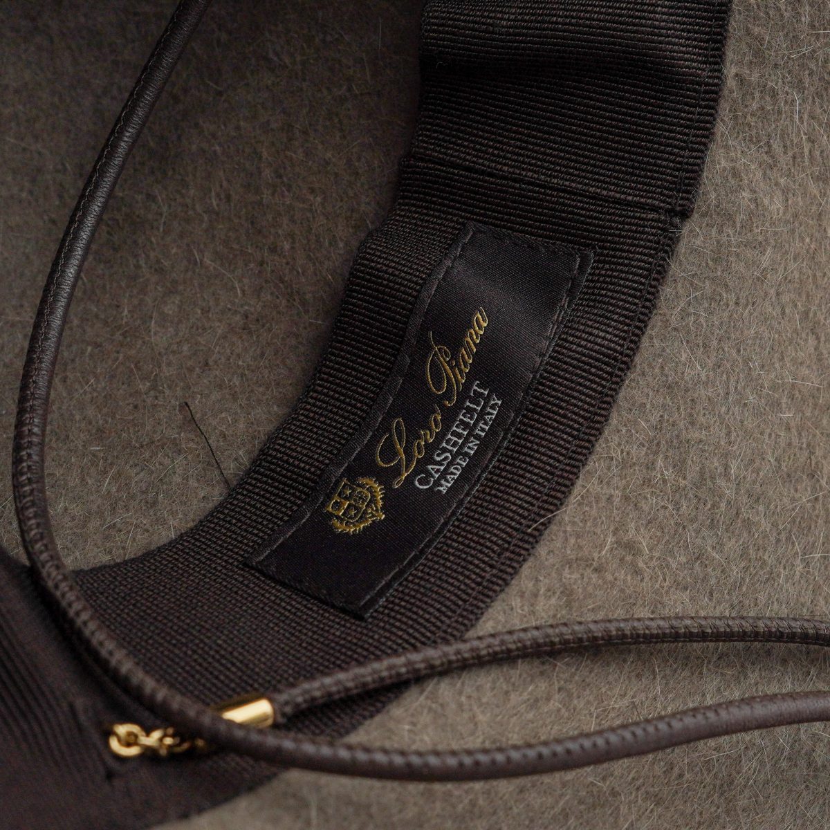 Loro Piana Olive Hare Fur Cashmere Wide Brim Womens Felt Hat — photo 8