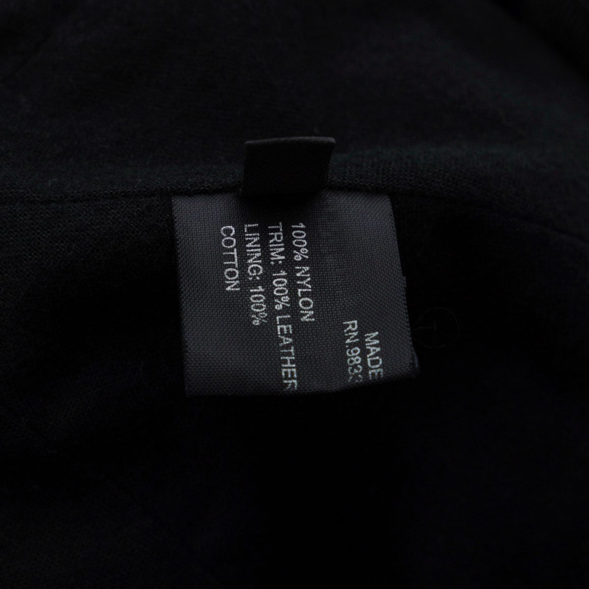 Vintage Prada Black Nylon Embroidered Logo Baseball Cap — photo 9