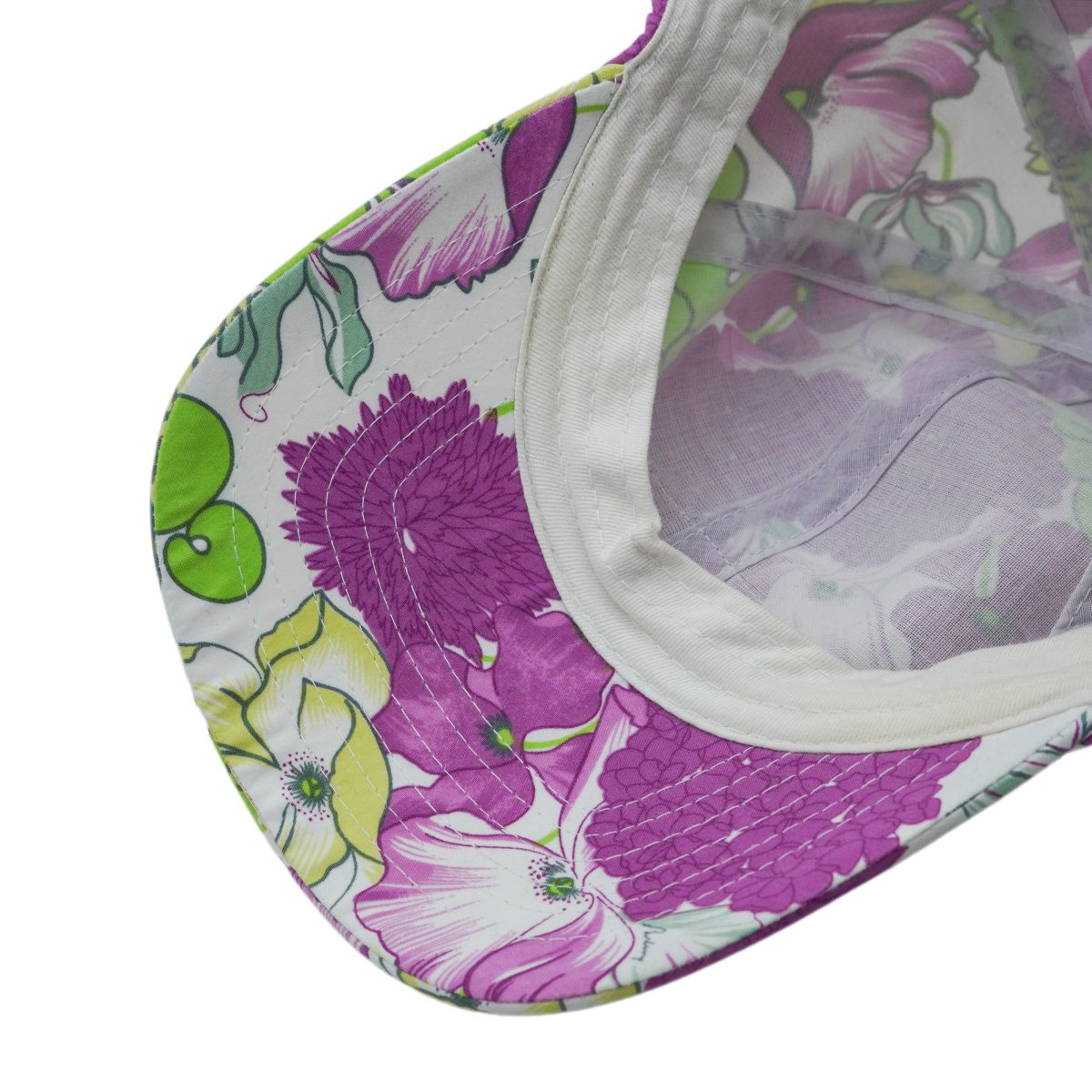 Burberry London Multicolor Floral Print Logo Baseball Cap — photo 5