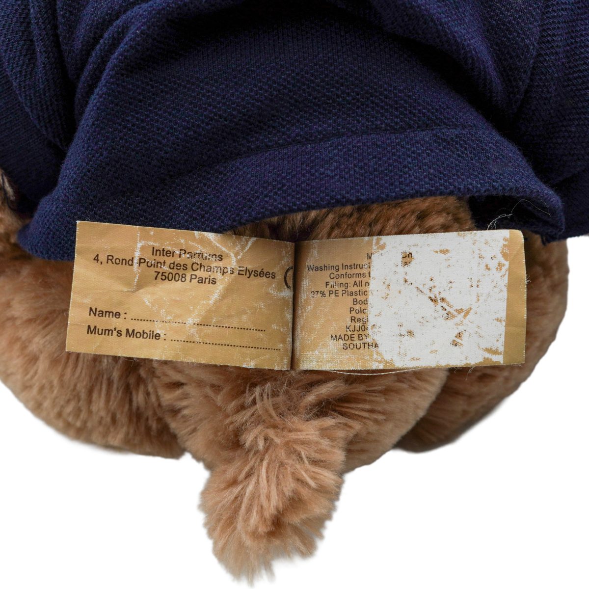 Burberry Fragrances Nova Check Polo Teddy Bear Plush Toy — photo 6