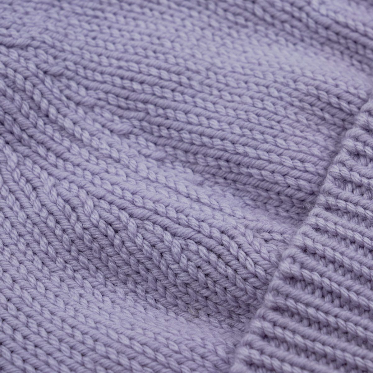 Prada Linea Rossa Label Knit Wool Lilac Purple Beanie Hat — photo 5
