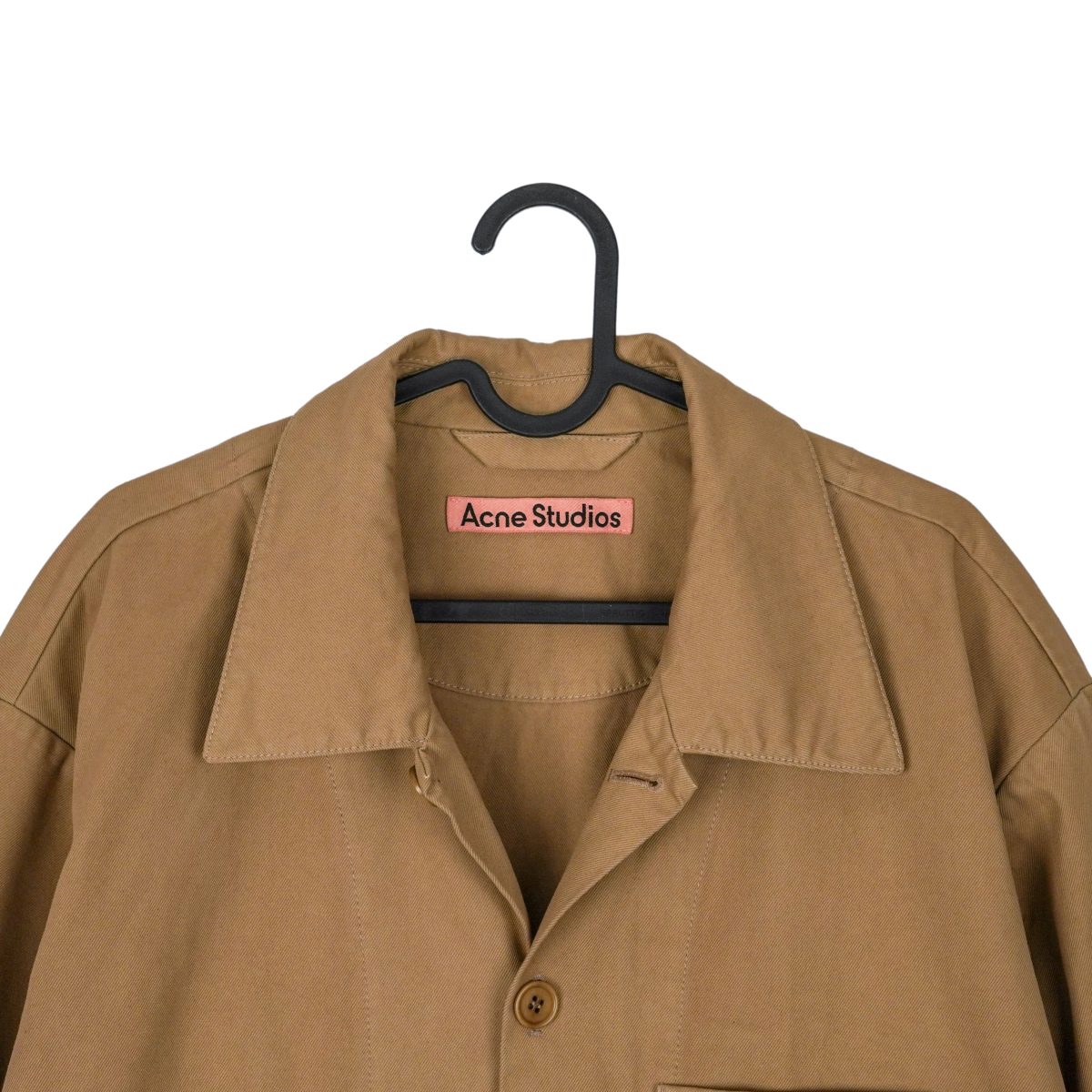 Acne Studios Brown Utility Workwear Patch Logo Chore Jacket — photo 2