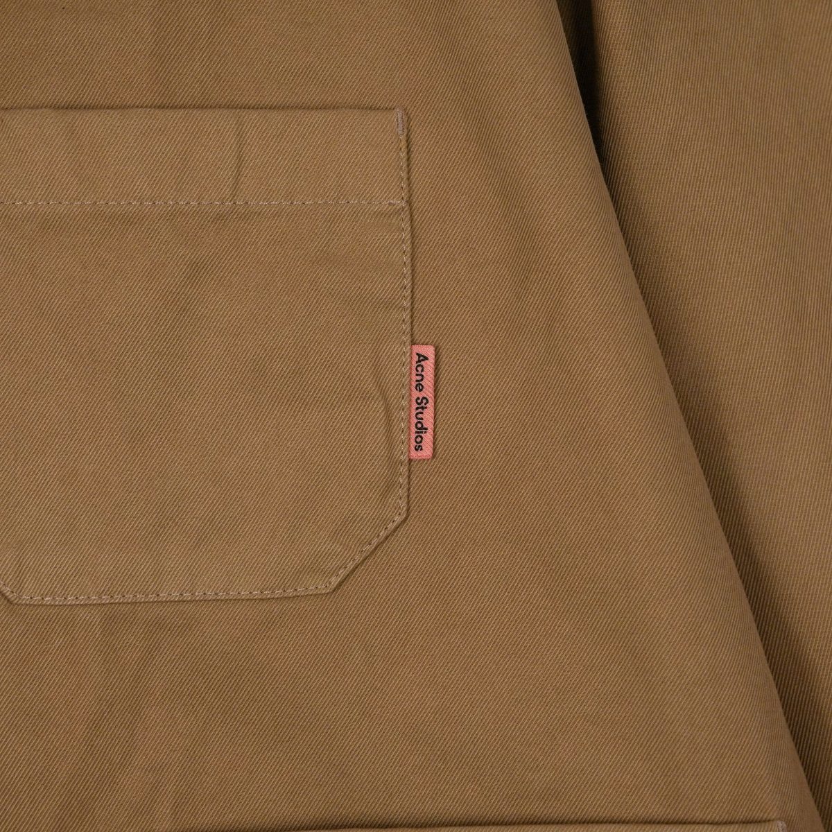 Acne Studios Brown Utility Workwear Patch Logo Chore Jacket — photo 5