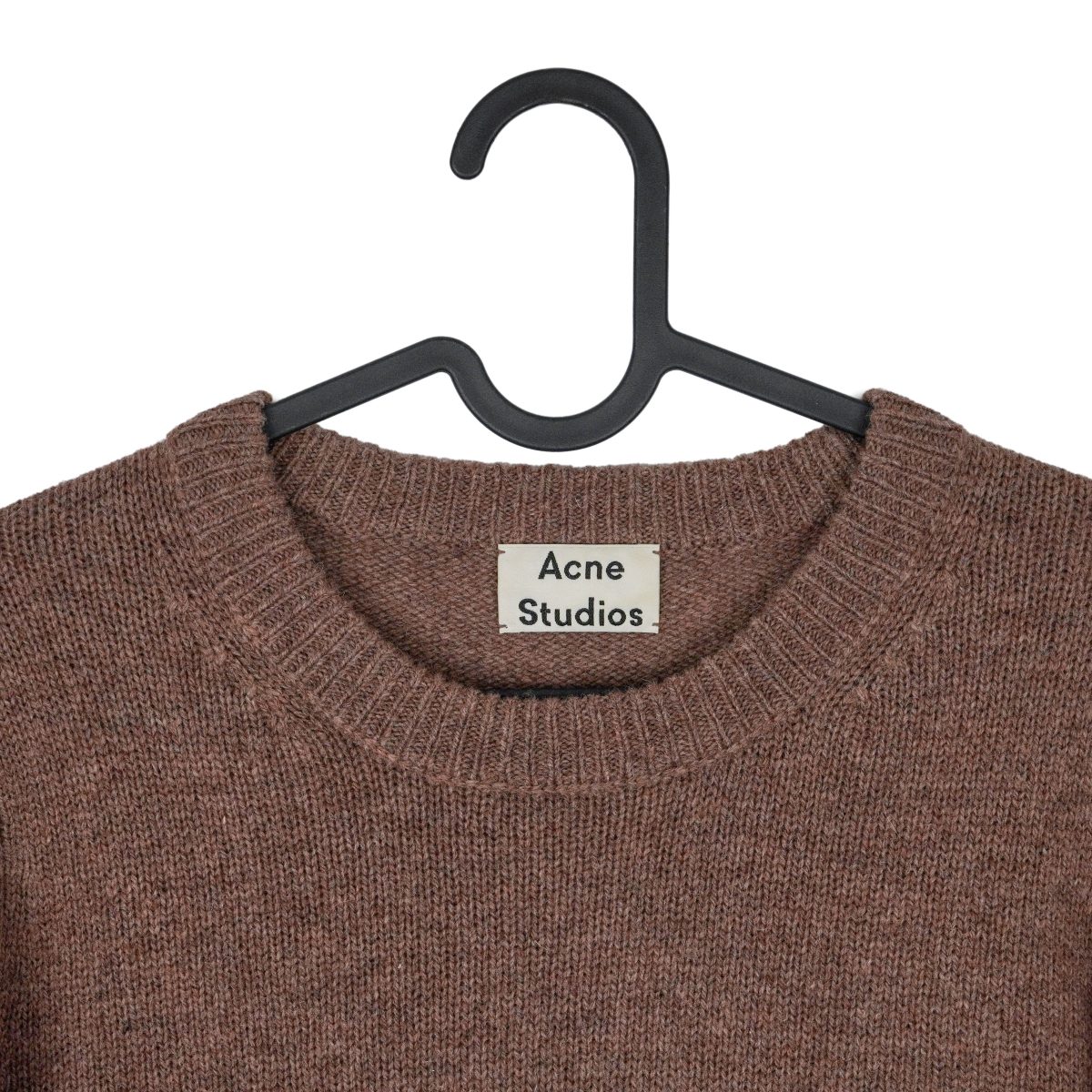 Acne Studios AW2016 Brown Shetland Wool Crewneck Sweater — photo 3