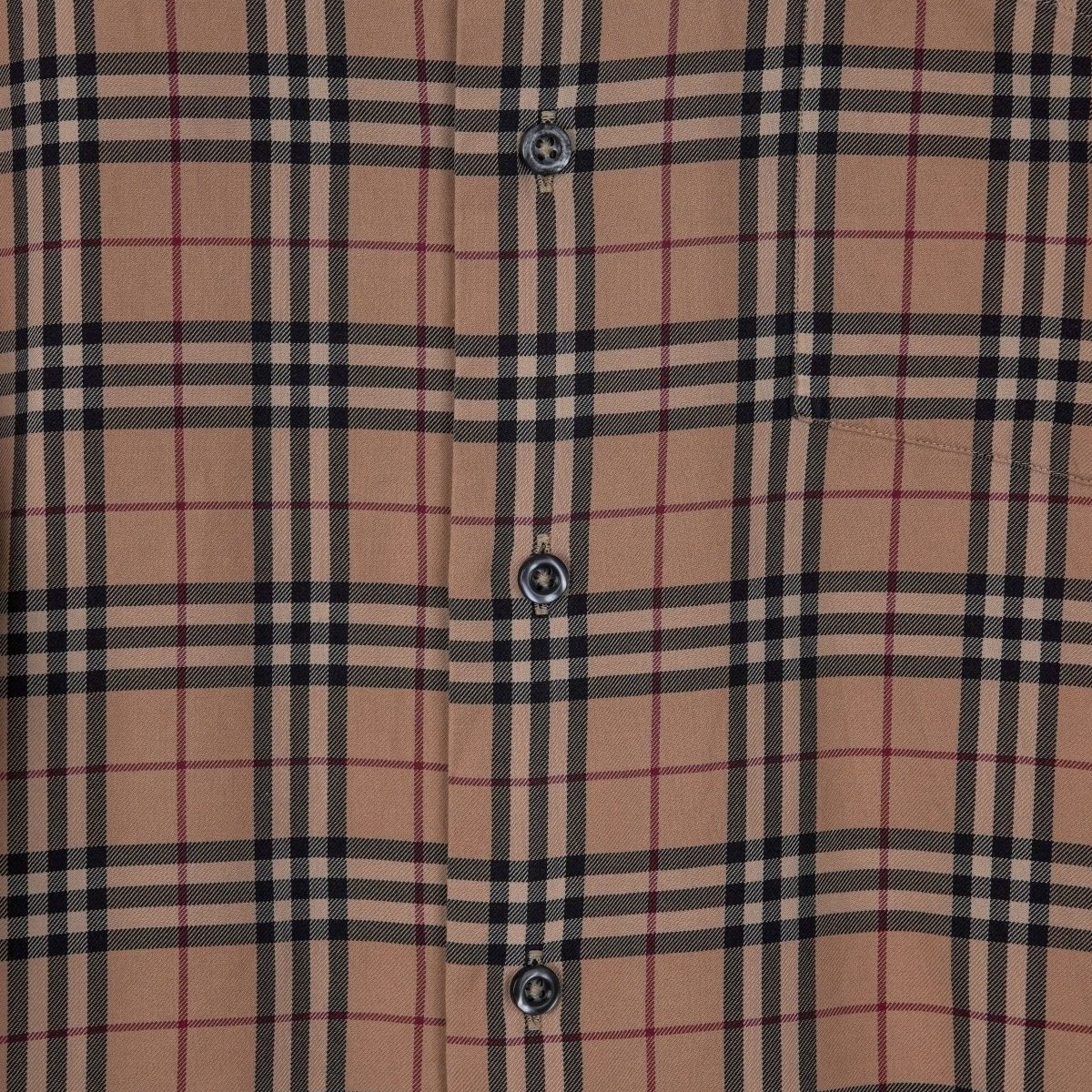 Burberry London Beige Nova Check Plaid Button Down Shirt — photo 7