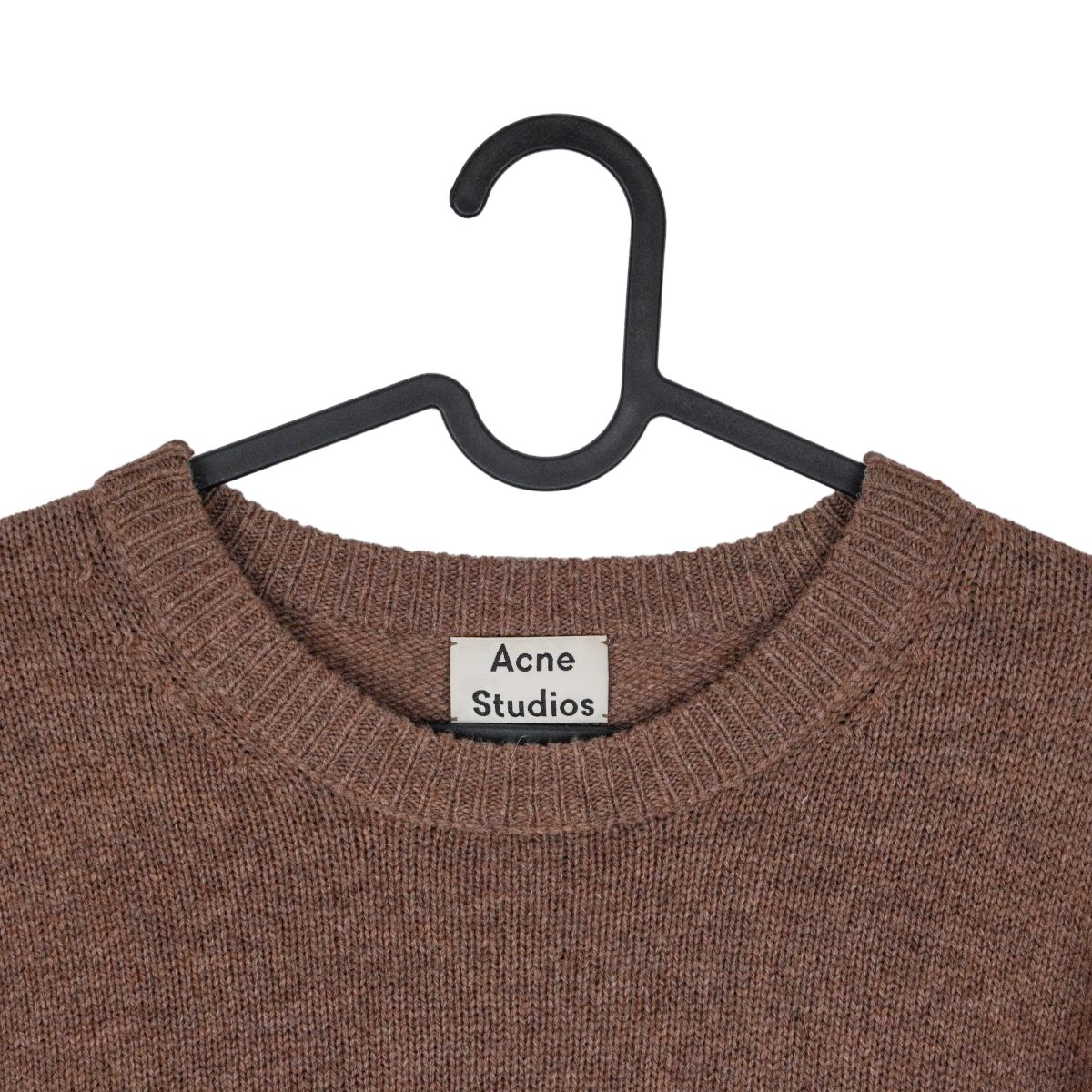 Acne Studios AW2016 Brown Shetland Wool Crewneck Sweater — photo 3