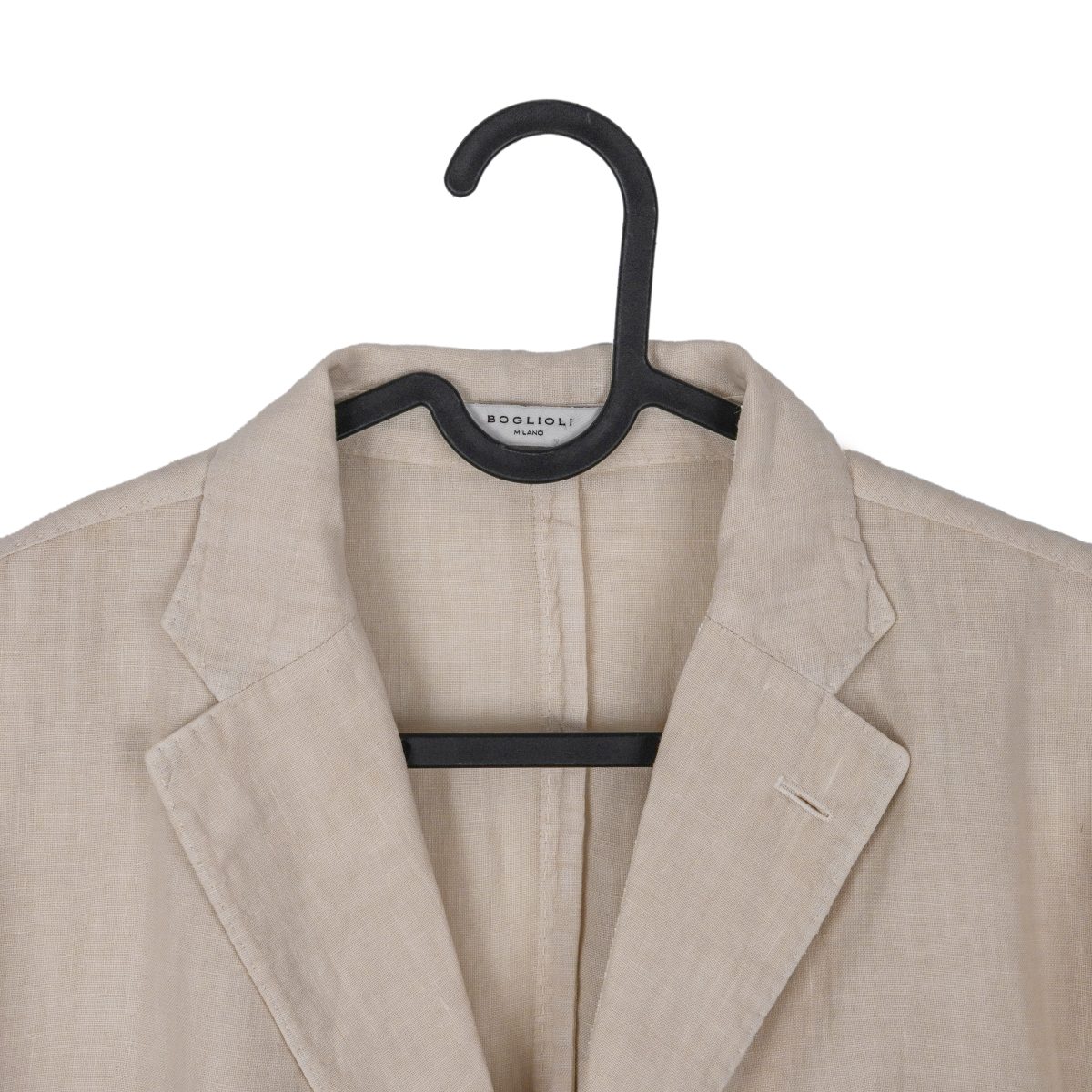 Boglioli Beige Linen Open Weave Tailored Blazer K Jacket — photo 3