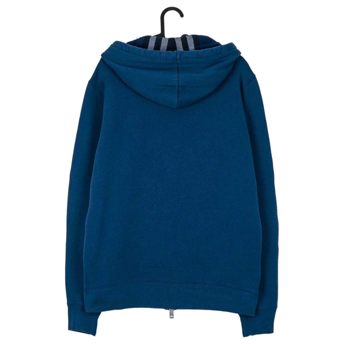 Burberry Claredon Blue Embroidered Logo Hoodie Sweatshirt — photo 2