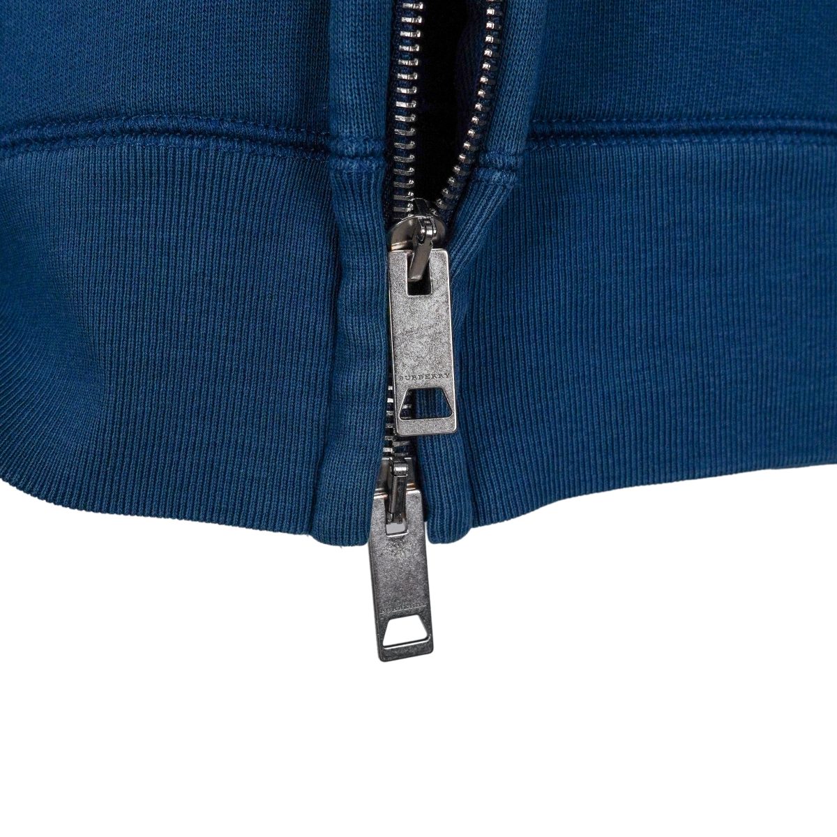 Burberry Claredon Blue Embroidered Logo Hoodie Sweatshirt — photo 8
