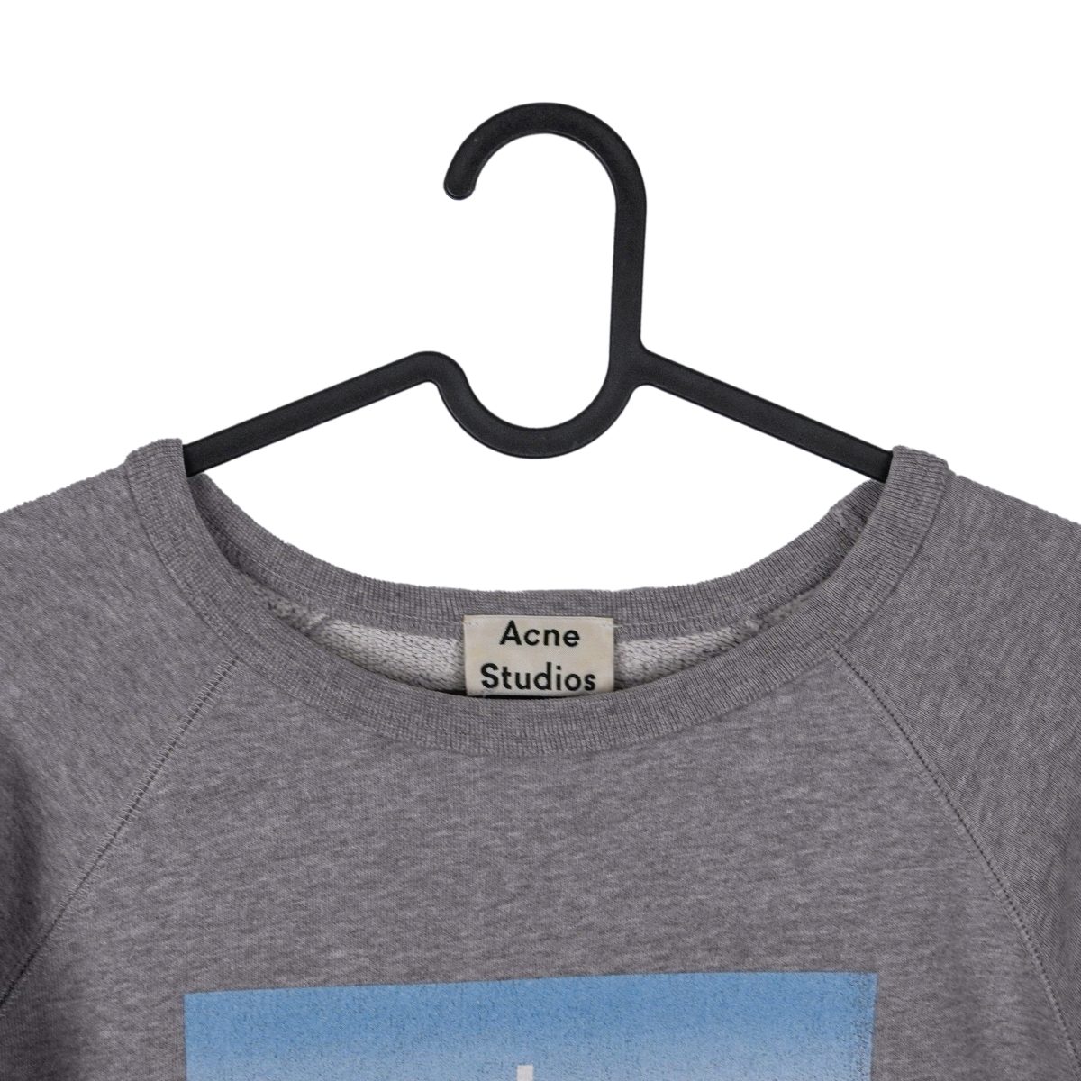 Acne Studios AW14 Gray I Want More Print Crewneck Sweatshirt — photo 2