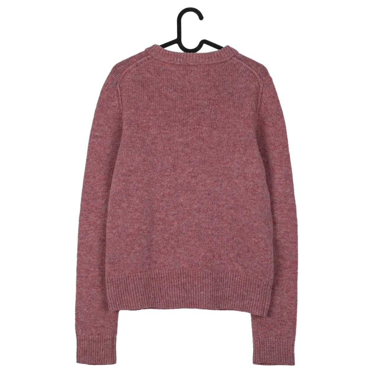 Acne Studios Dusty Pink Wool Knit Crewneck Womens Sweater — photo 2