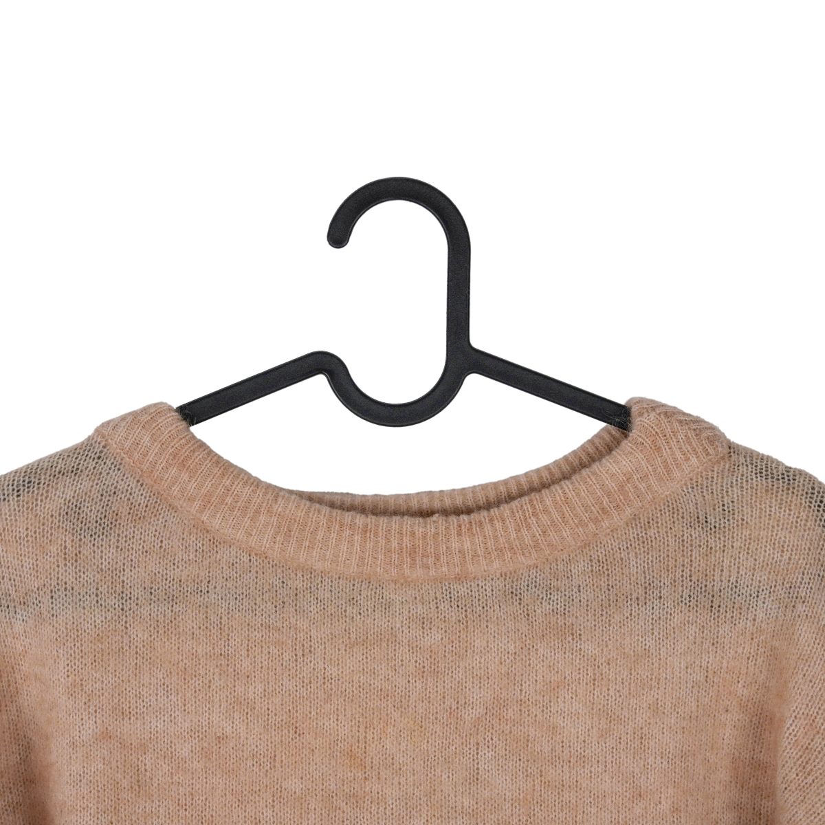 Acne Studios Dramatic Moh Beige Wool Blend Oversized Sweater — photo 6